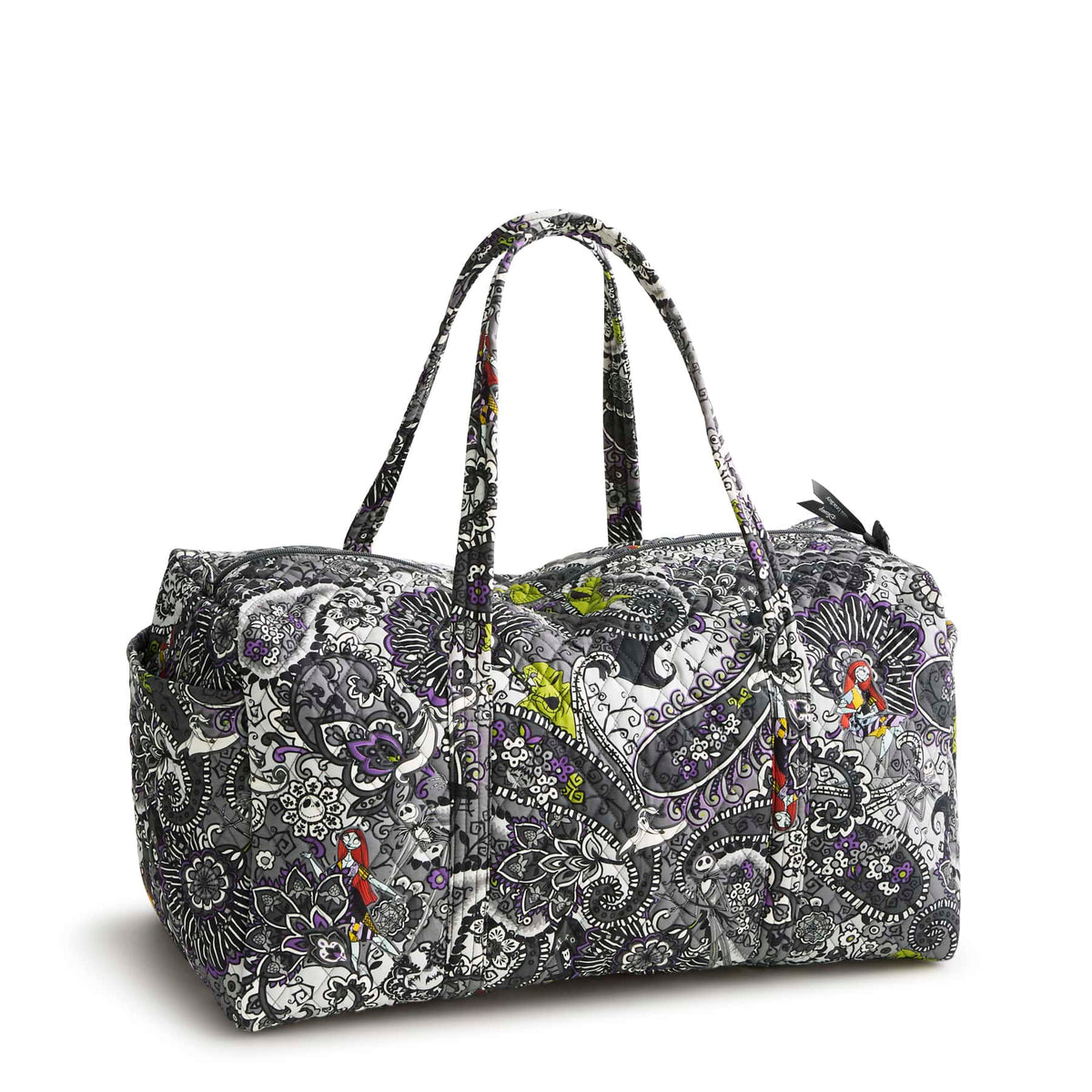Disney Tim Burton's The Nightmare Before Christmas Large Original Duffel in The Nightmare Before Christmas Paisley