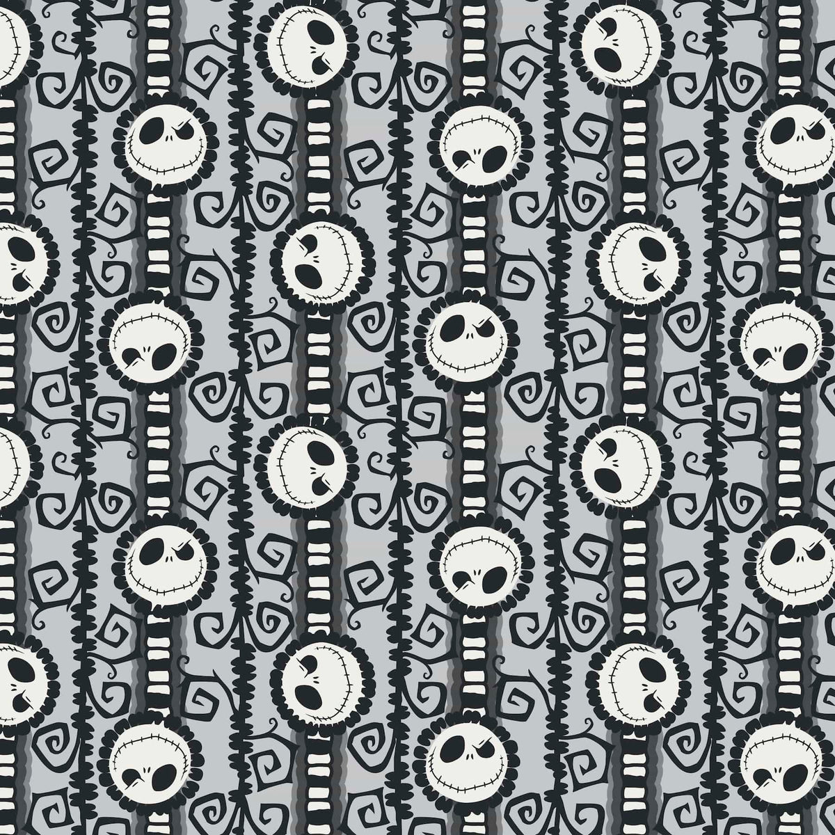 Disney Tim Burton's The Nightmare Before Christmas Zip Earbud Bag Charm in The Nightmare Before Christmas Stripe
