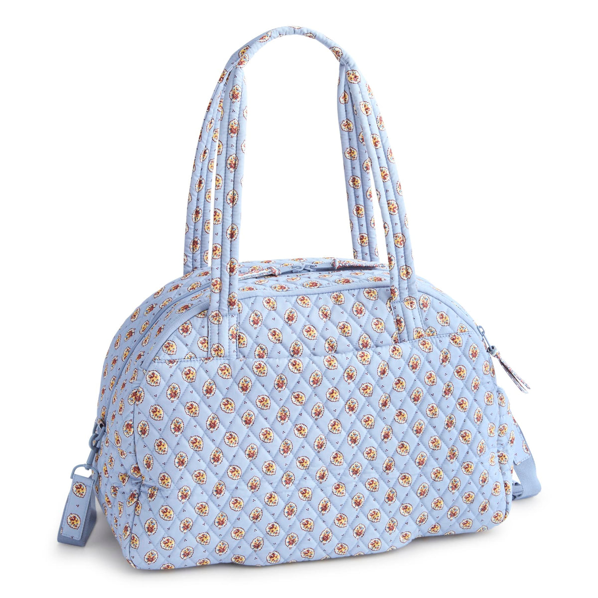 Weekender Travel Bag in Blue Leaf