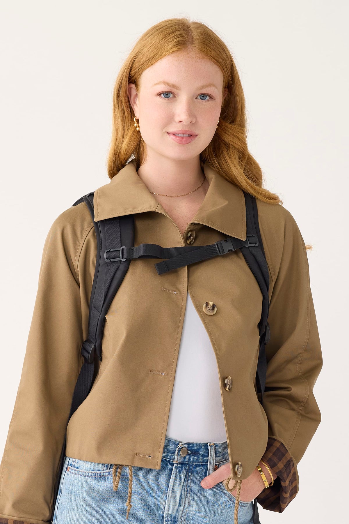 Travel Backpack in Moonless Night