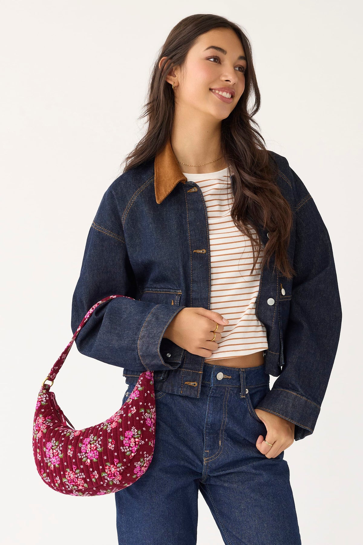 Clara Convertible Shoulder Bag in Petal Pouf