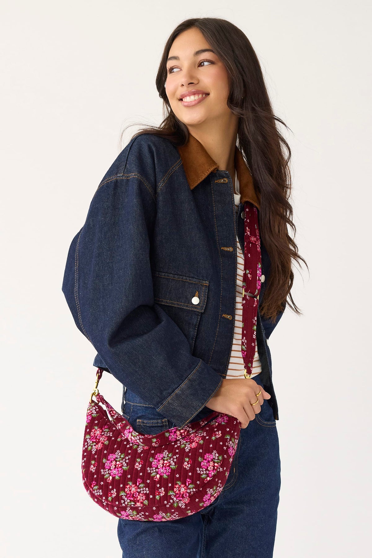 Clara Convertible Shoulder Bag in Petal Pouf