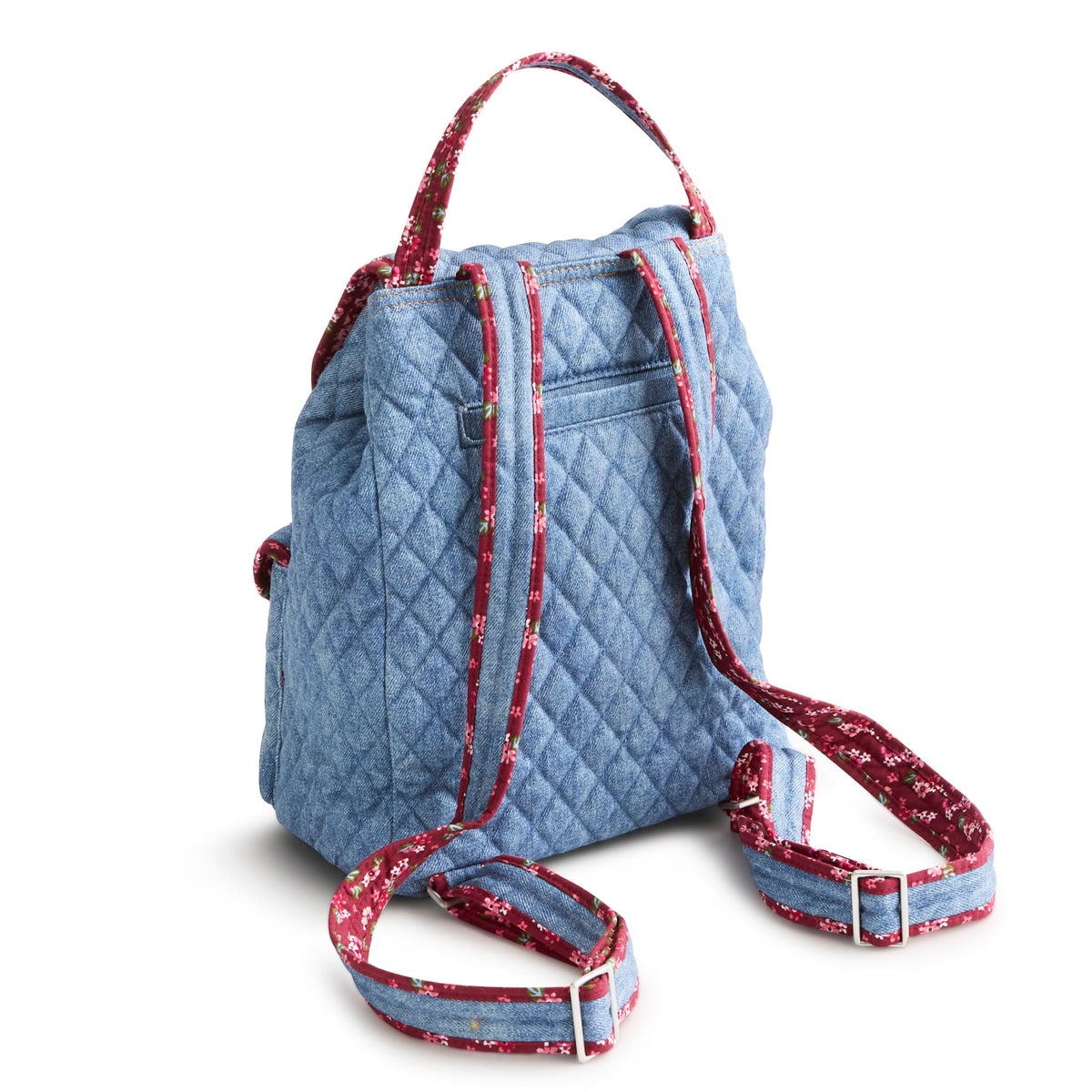 Deluxe Drawstring Backpack in Riverside Denim