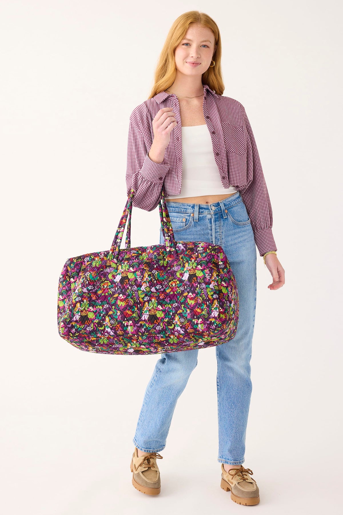 Disney Hocus Pocus Large Travel Duffel in Blooms and Brooms