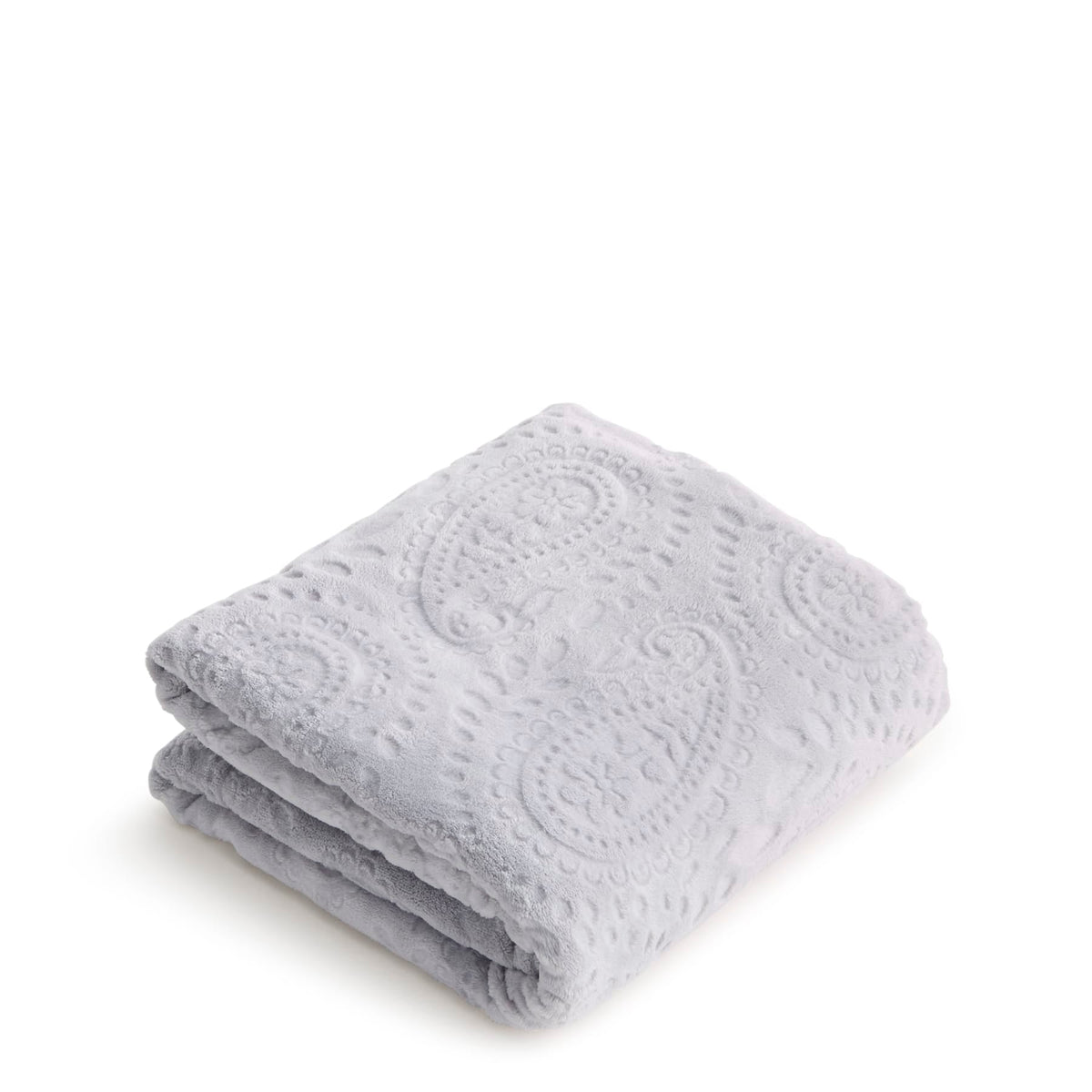 Plush Throw Blanket in Alloy