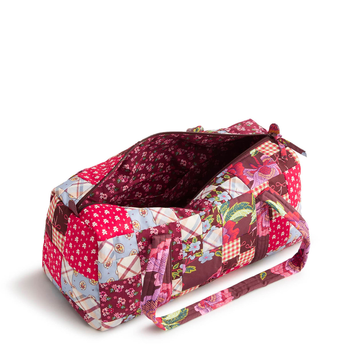 Small Original Duffel in Festive Check Patchwork
