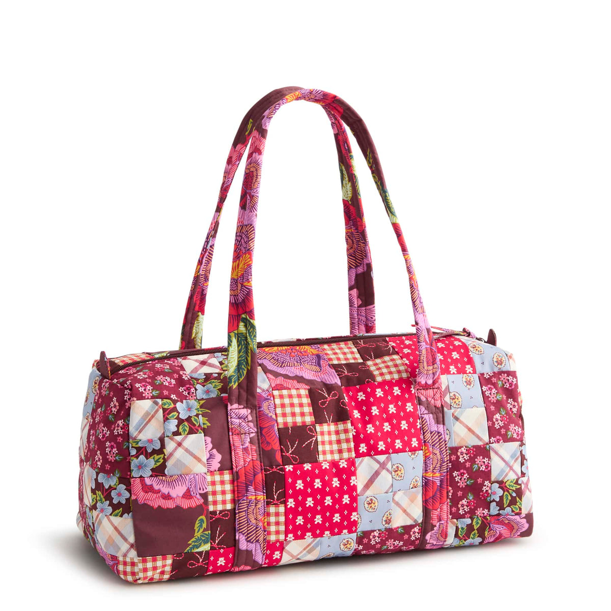 Small Original Duffel in Festive Check Patchwork