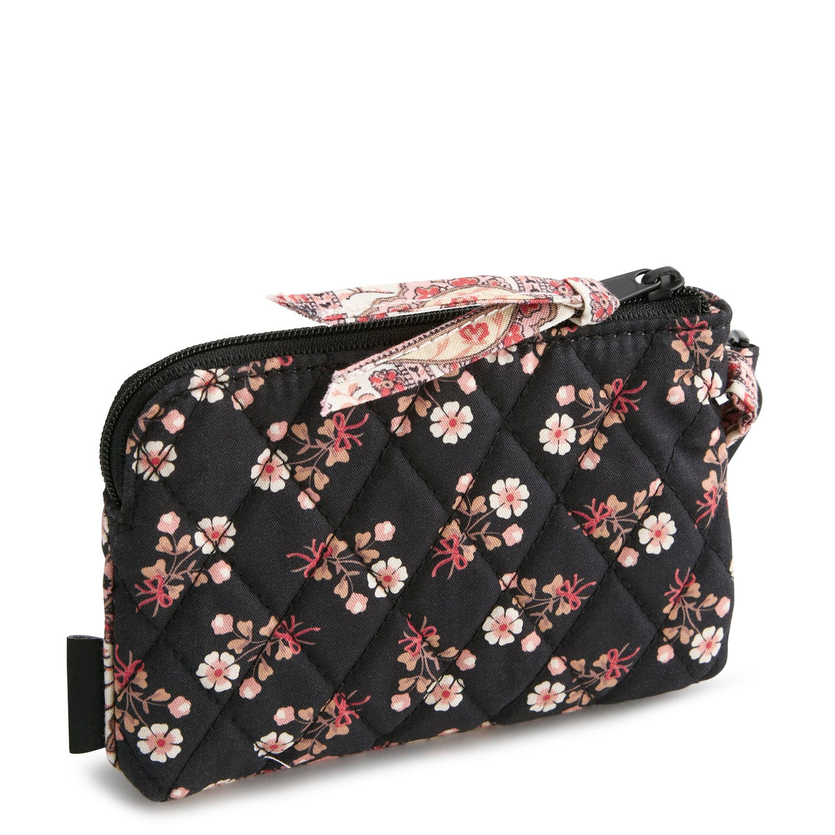 Clip and Zip Wristlet in Melissa Ditsy