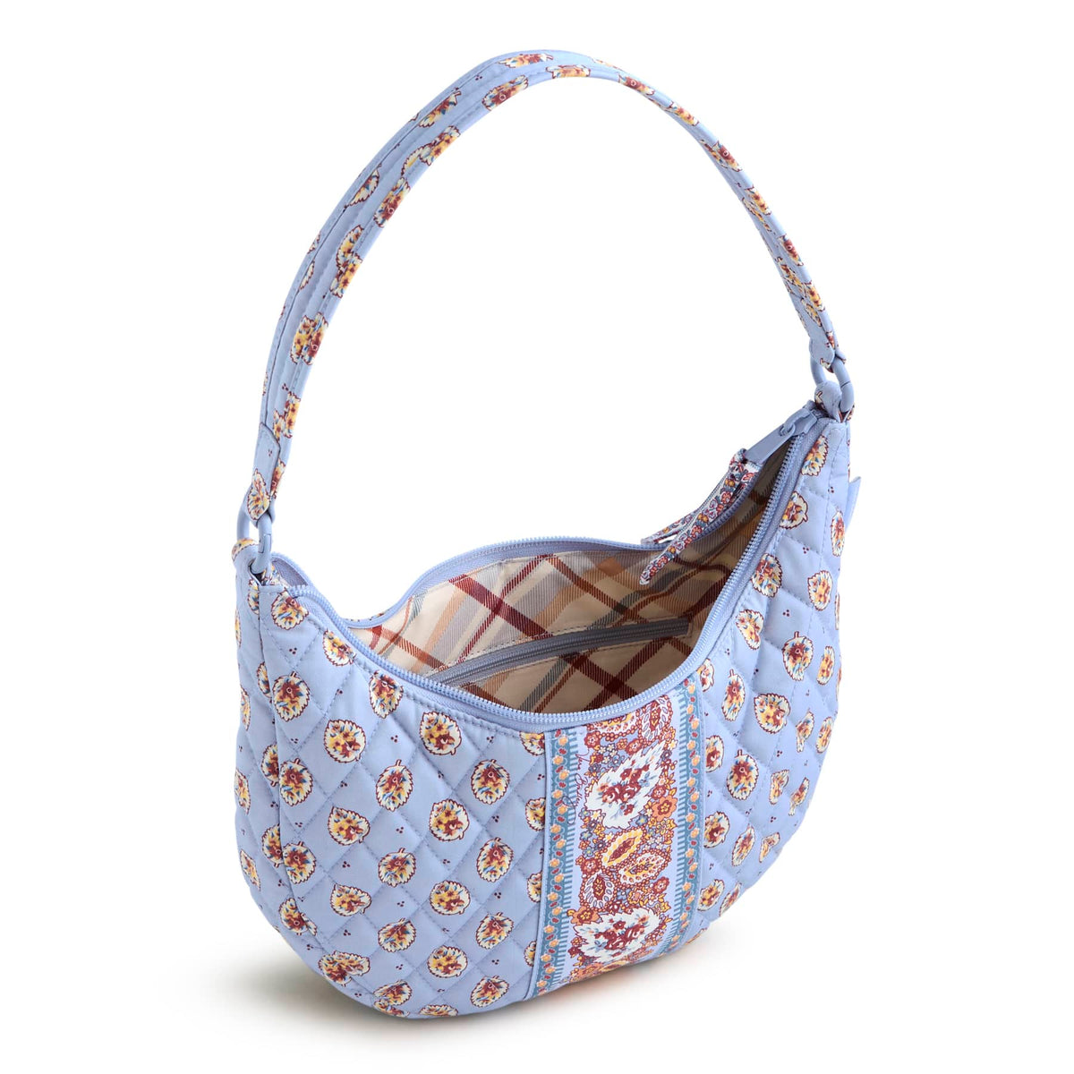 Clara Convertible Shoulder Bag in Blue Leaf