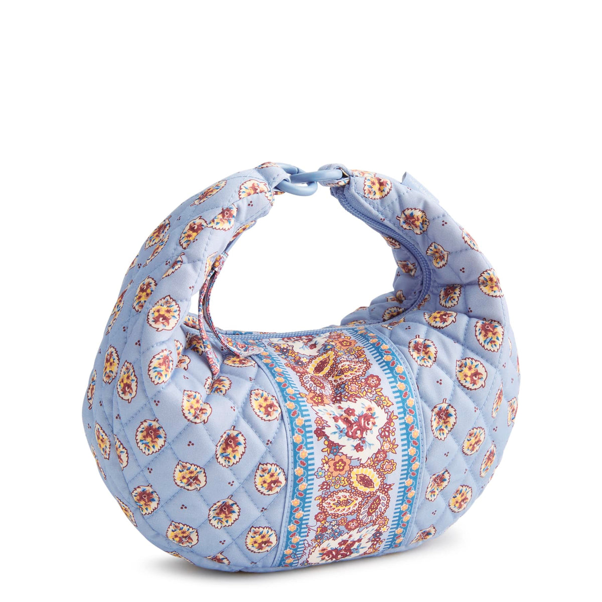 Clara Convertible Shoulder Bag in Blue Leaf