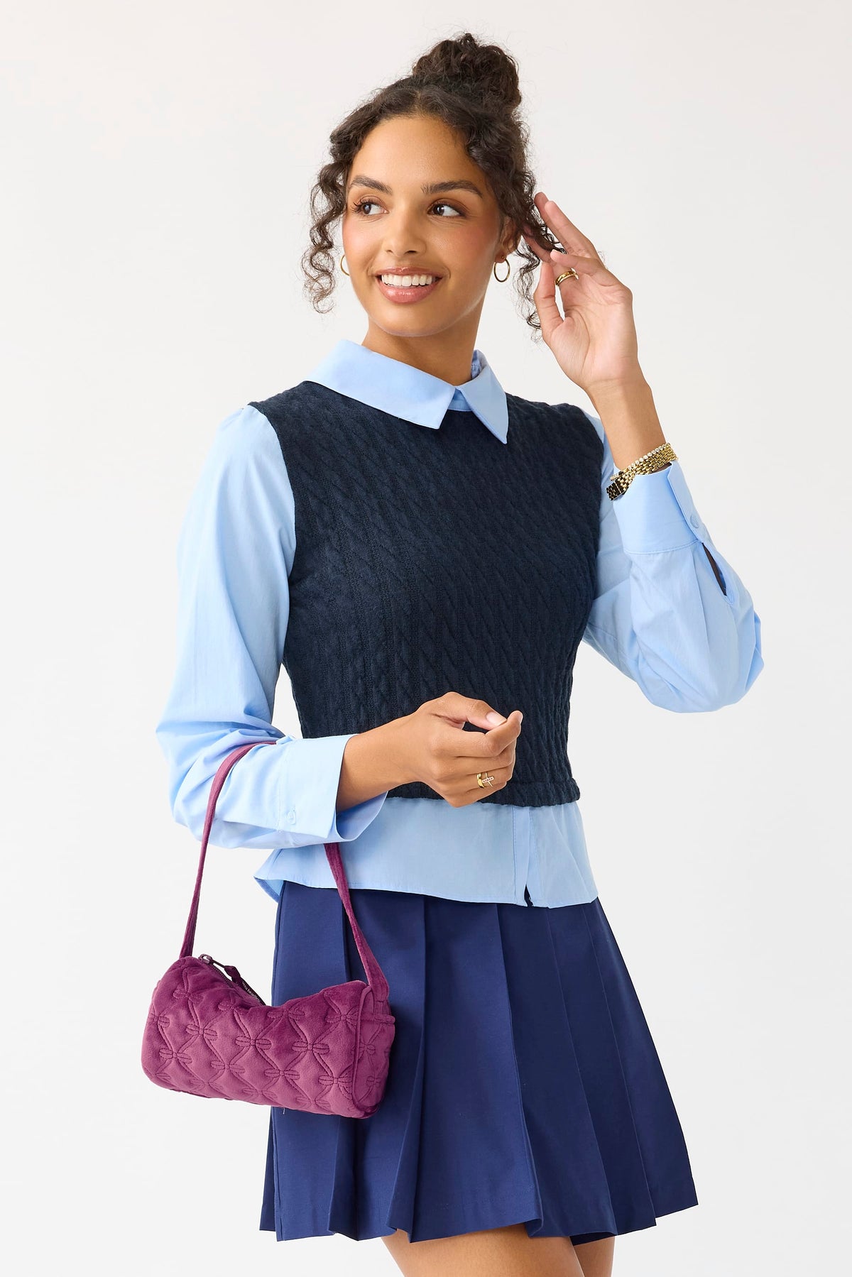 Maisie Handbag in Burgundy