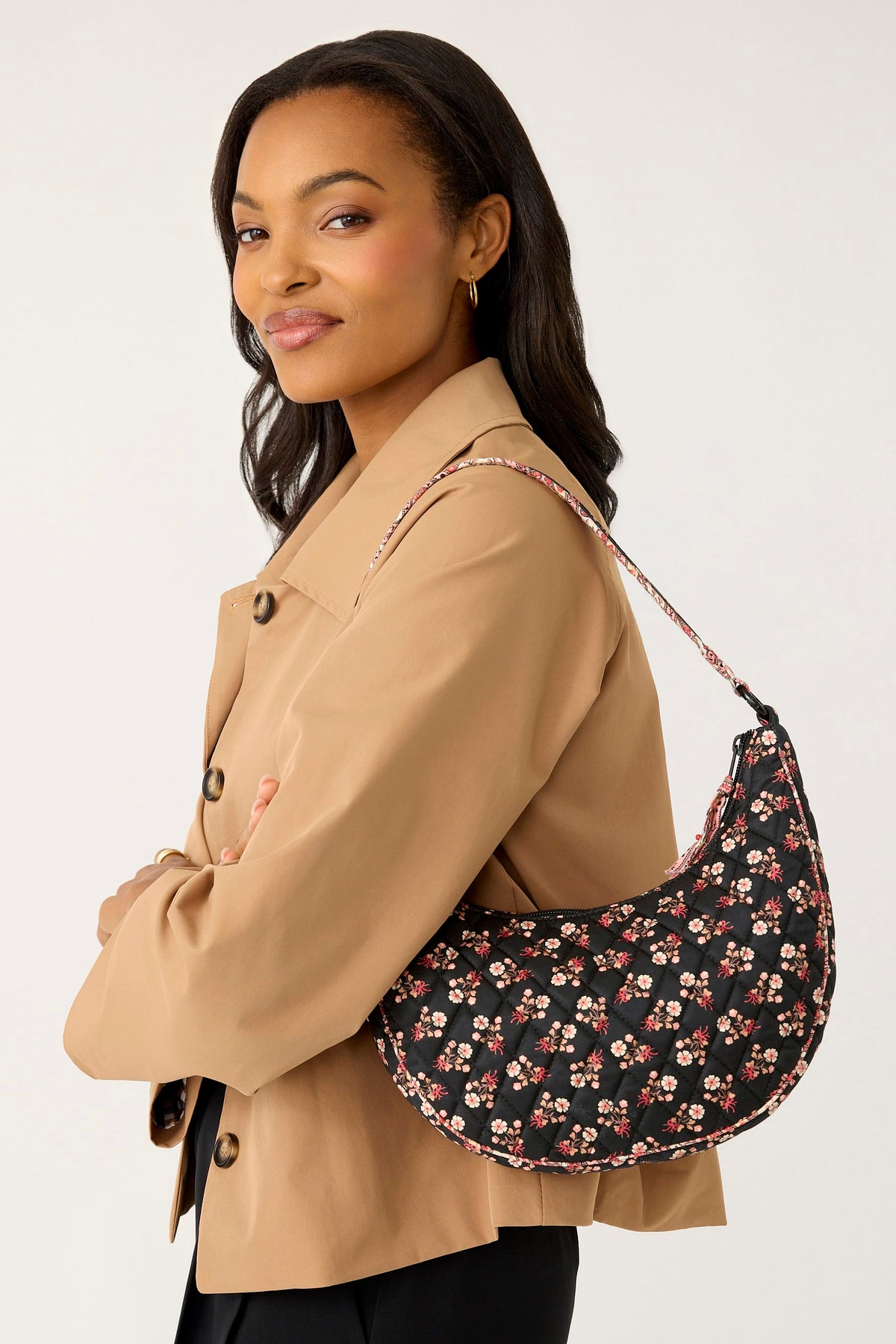 Clara Convertible Shoulder Bag in Melissa Ditsy