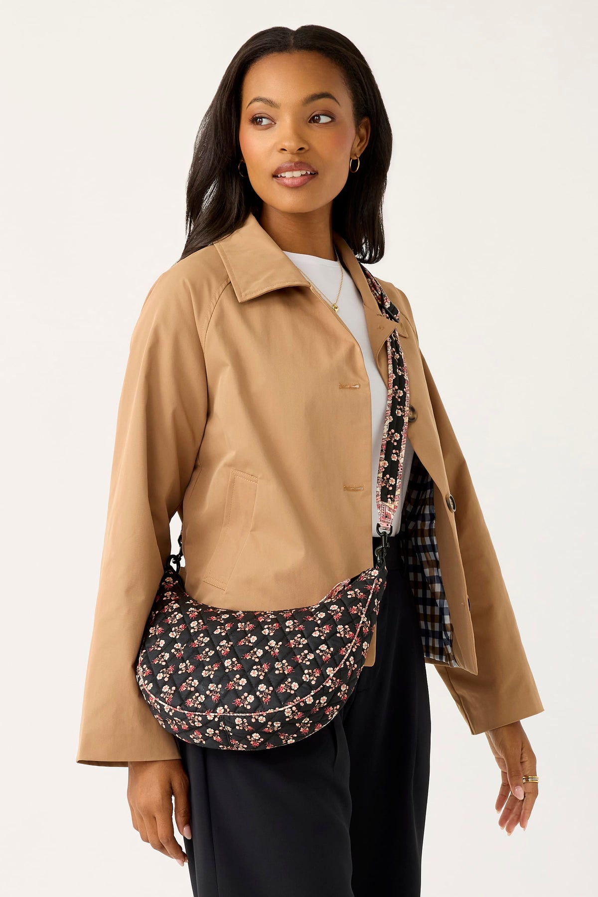 Clara Convertible Shoulder Bag in Melissa Ditsy