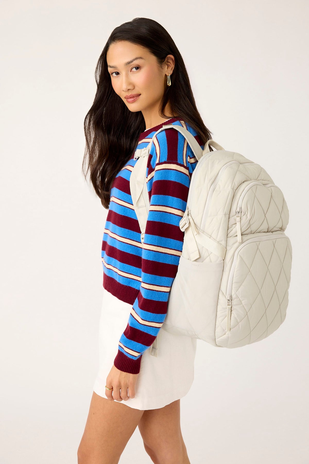Large Clarion Backpack in Pumice Stone