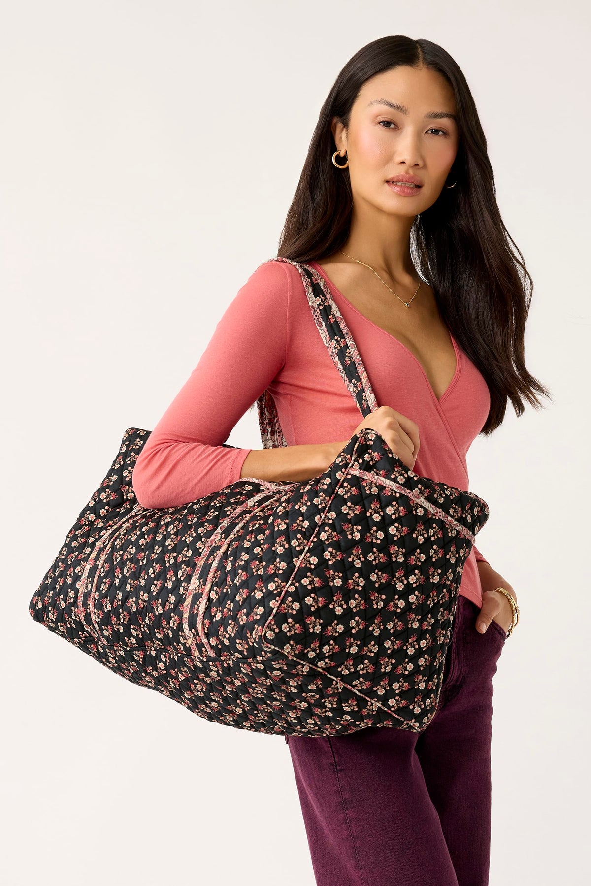 Large Original Duffel in Melissa Ditsy