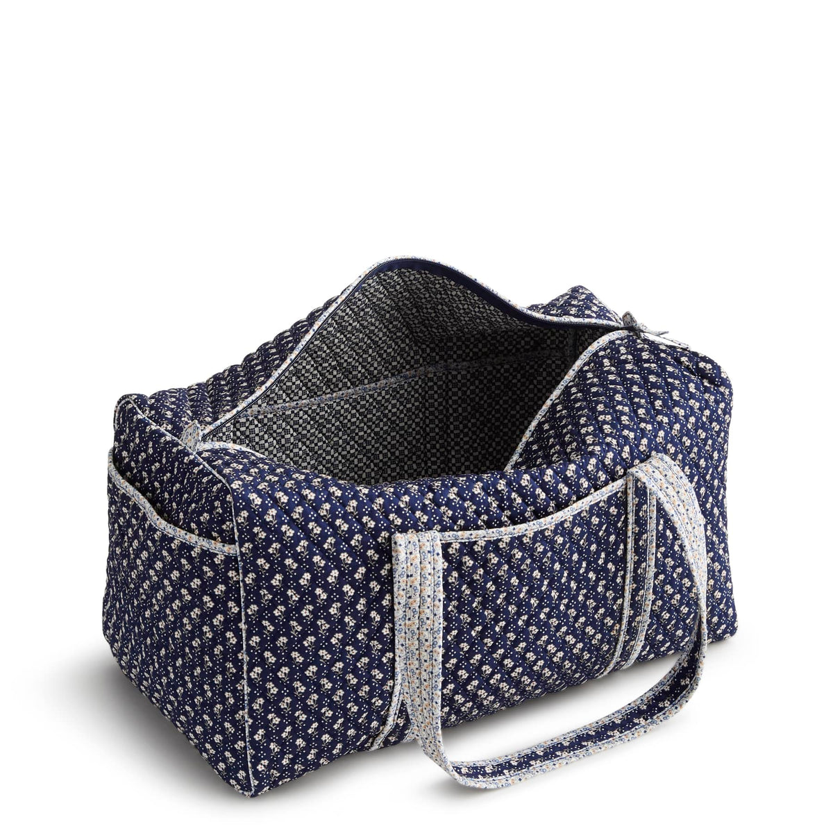 Large Original Duffel in Rachel Ditsy Peacoat