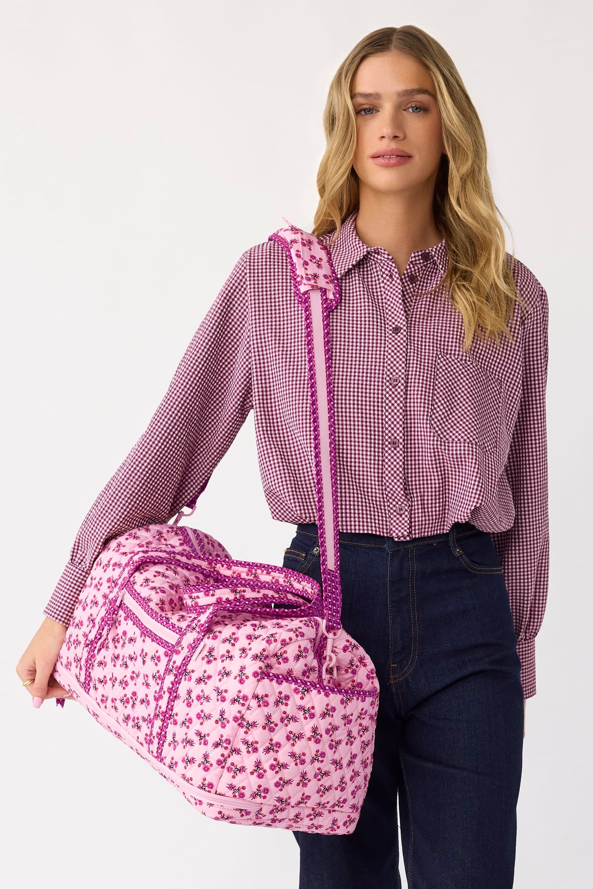 Hollyhill Duffel in Melissa Ditsy Pink