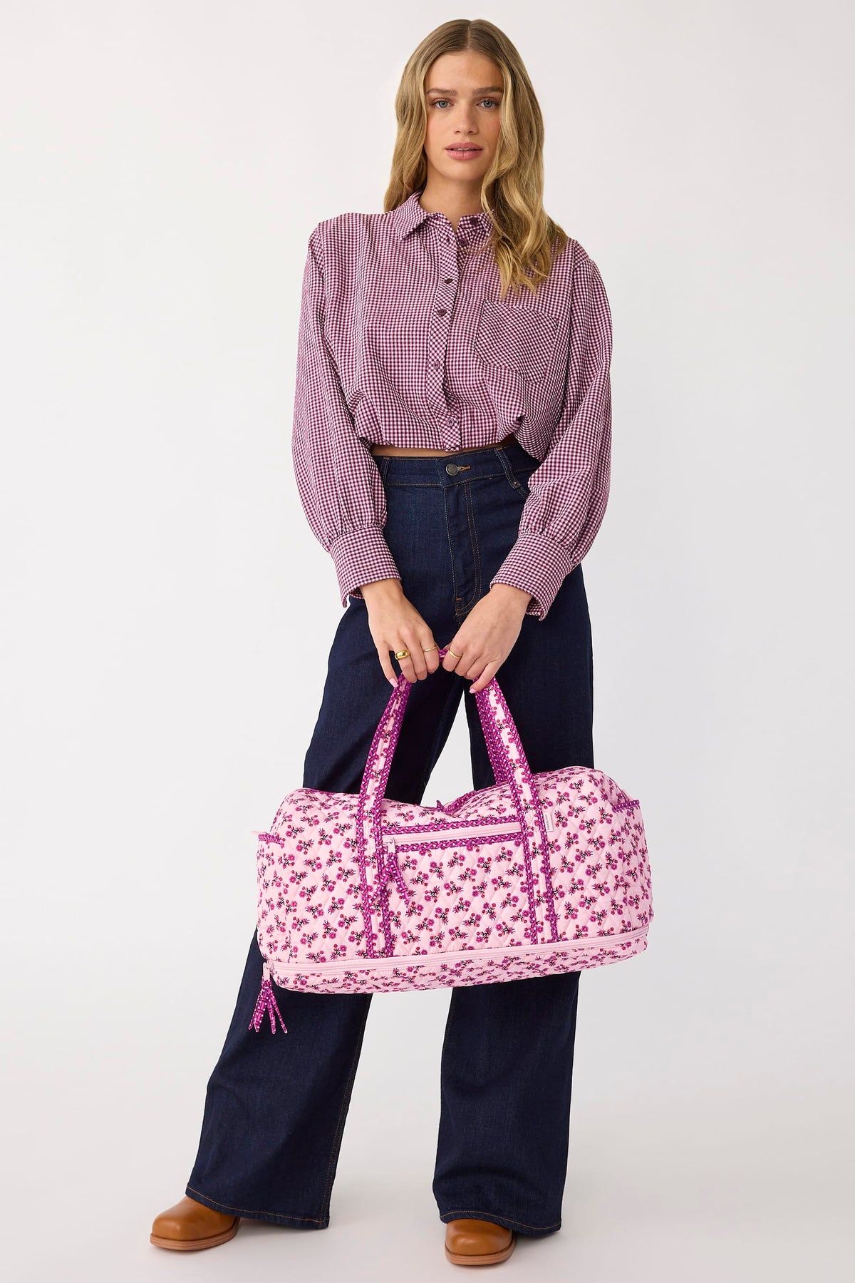 Hollyhill Duffel in Melissa Ditsy Pink
