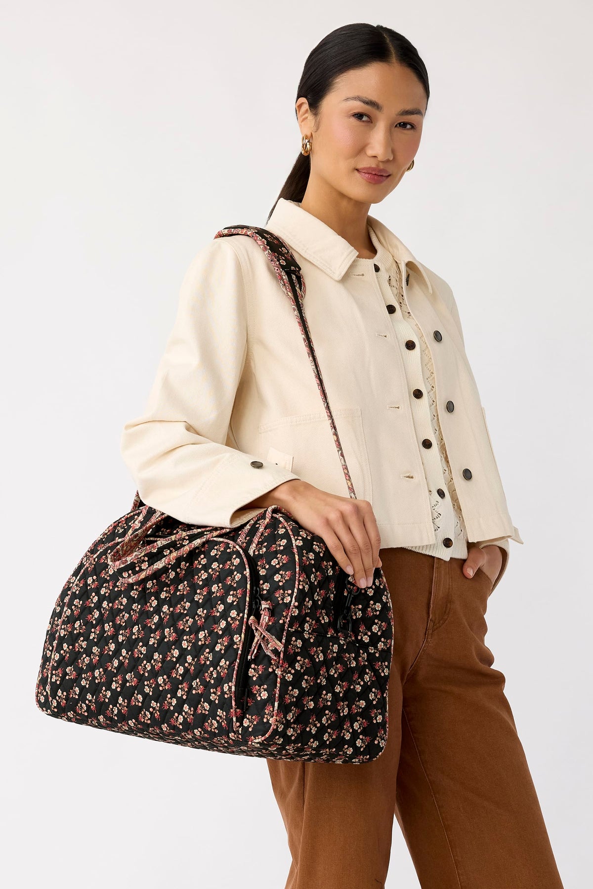 Weekender Travel Bag in Melissa Ditsy