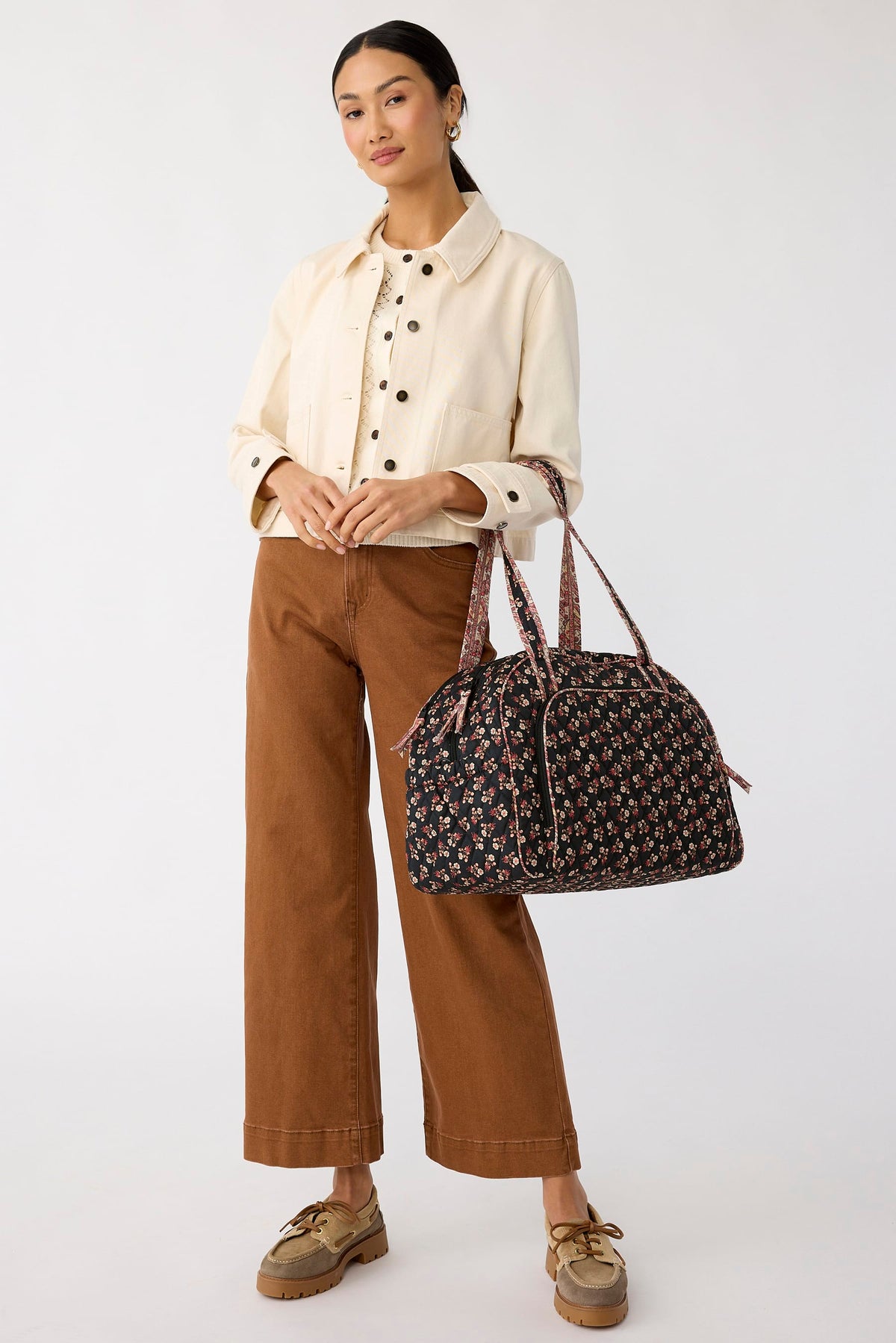 Weekender Travel Bag in Melissa Ditsy