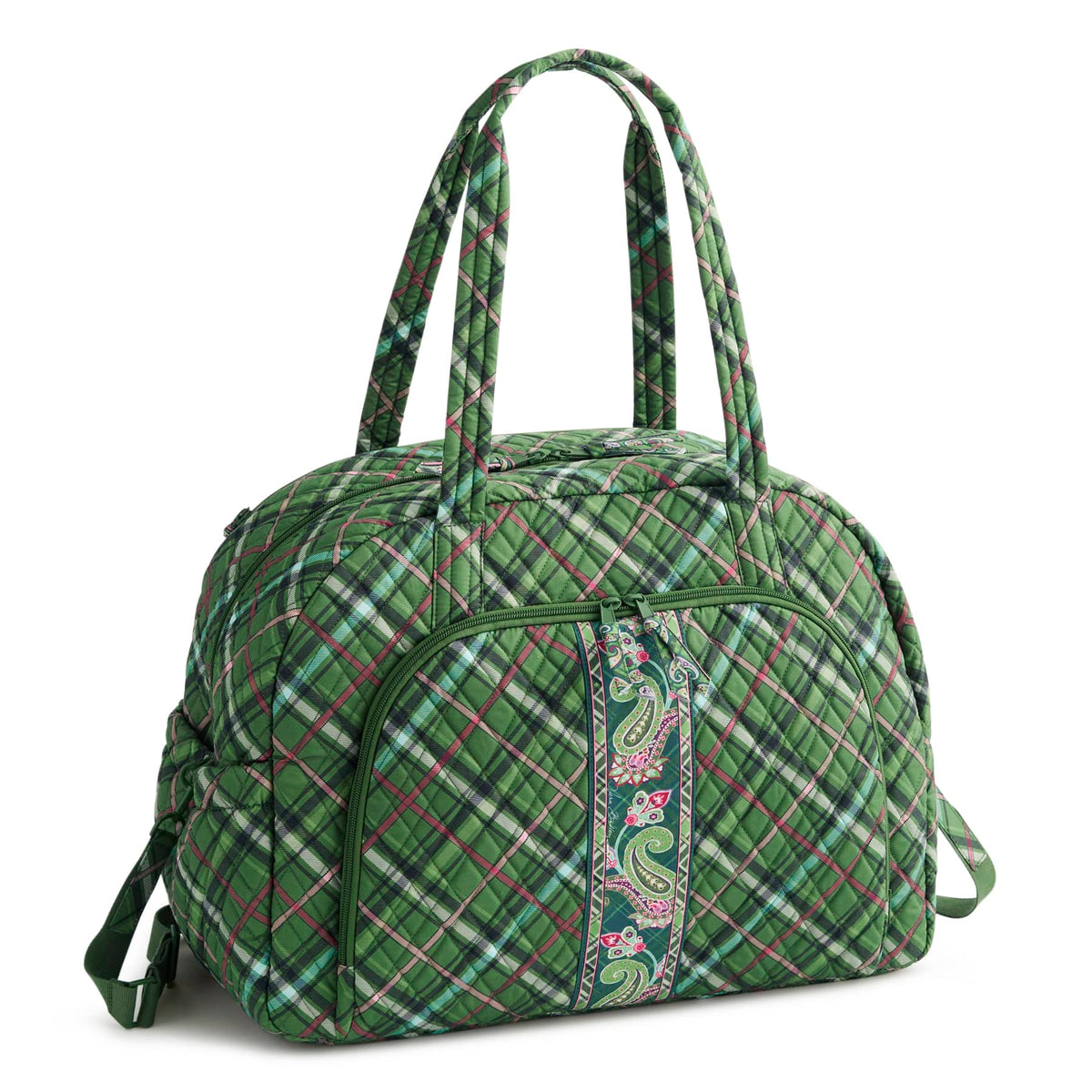 Large Weekender Travel Bag in Chelsea Plaid