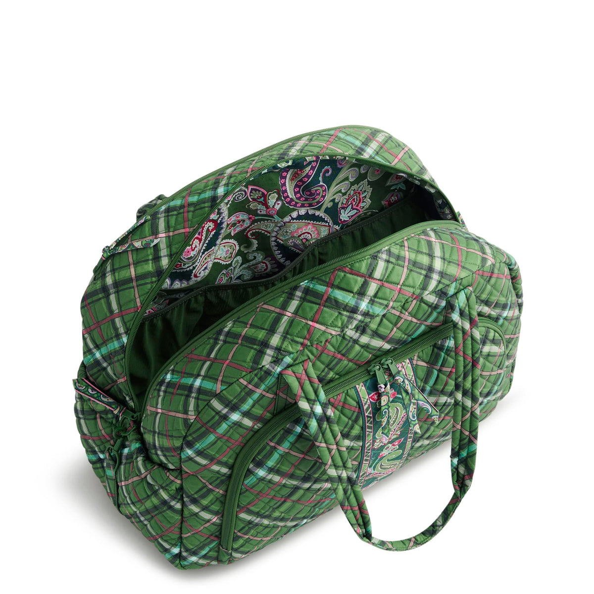 Large Weekender Travel Bag in Chelsea Plaid