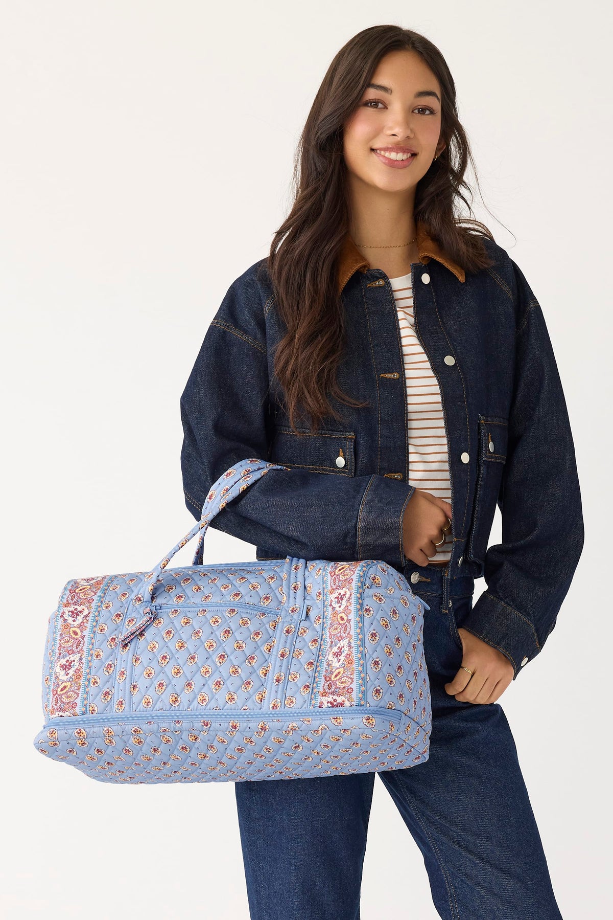 Hollyhill Duffel in Blue Leaf