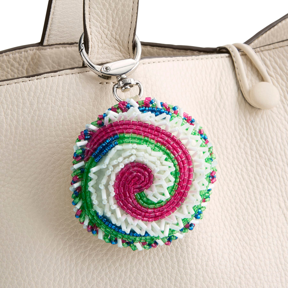 Beaded Cookie Bag Charm in Cookie Swap