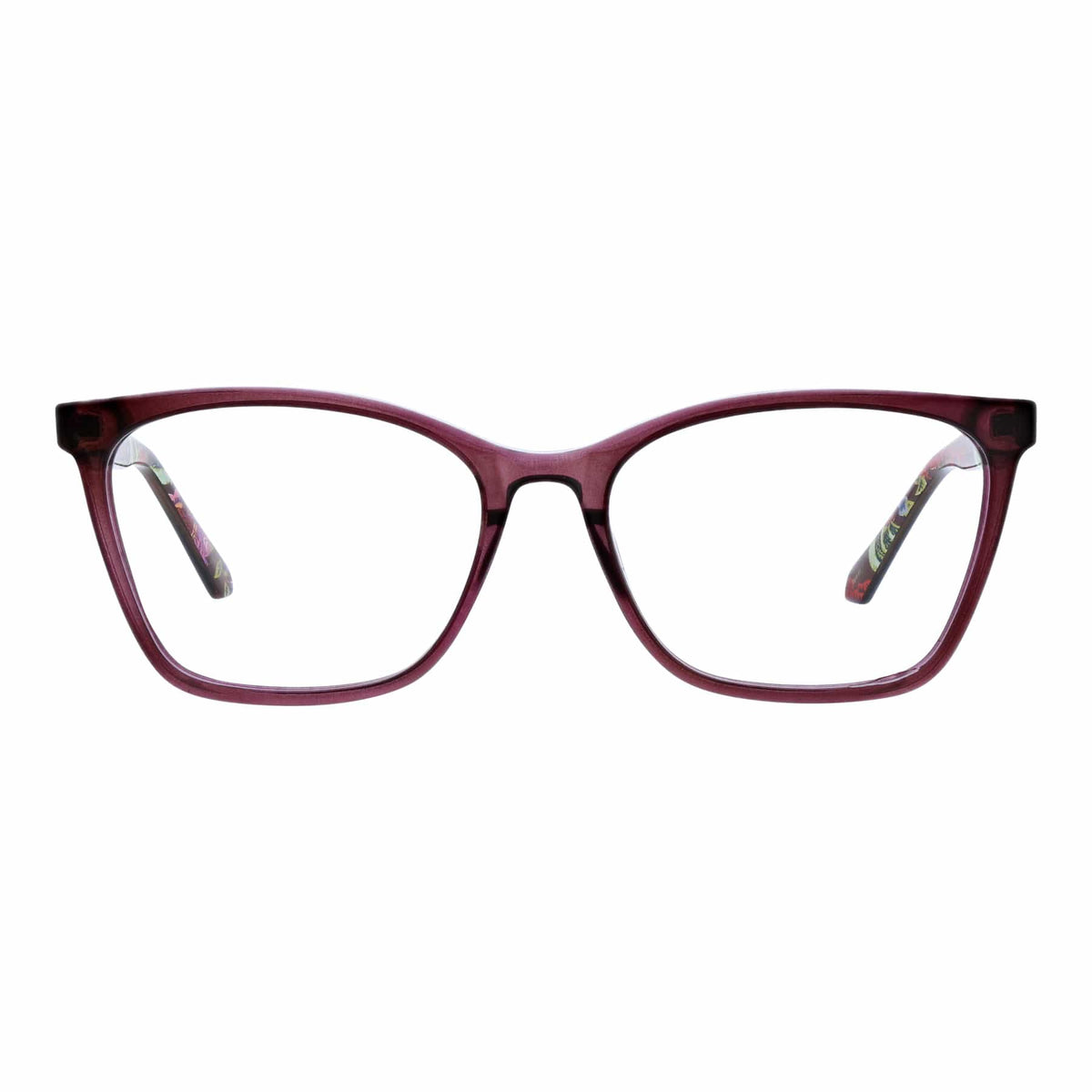 Clara Blue Light Reader Glasses in Tapestry Blossoms