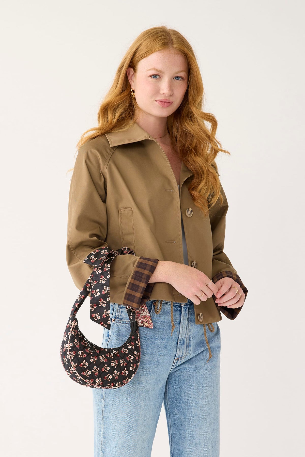 Mini Clara Bow Shoulder Bag in Melissa Ditsy